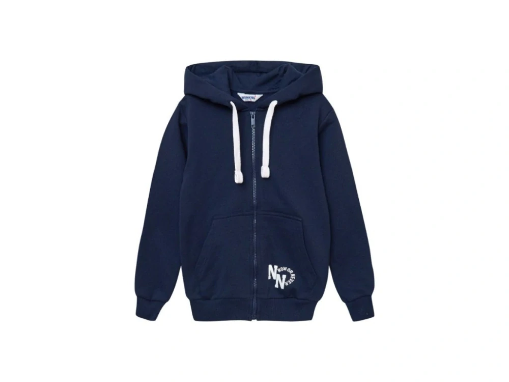 Unisex mikina na zip s kapucí LA