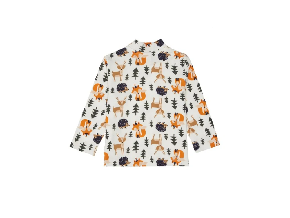 Dívčí tričko s dlouhým rukávem Leopard