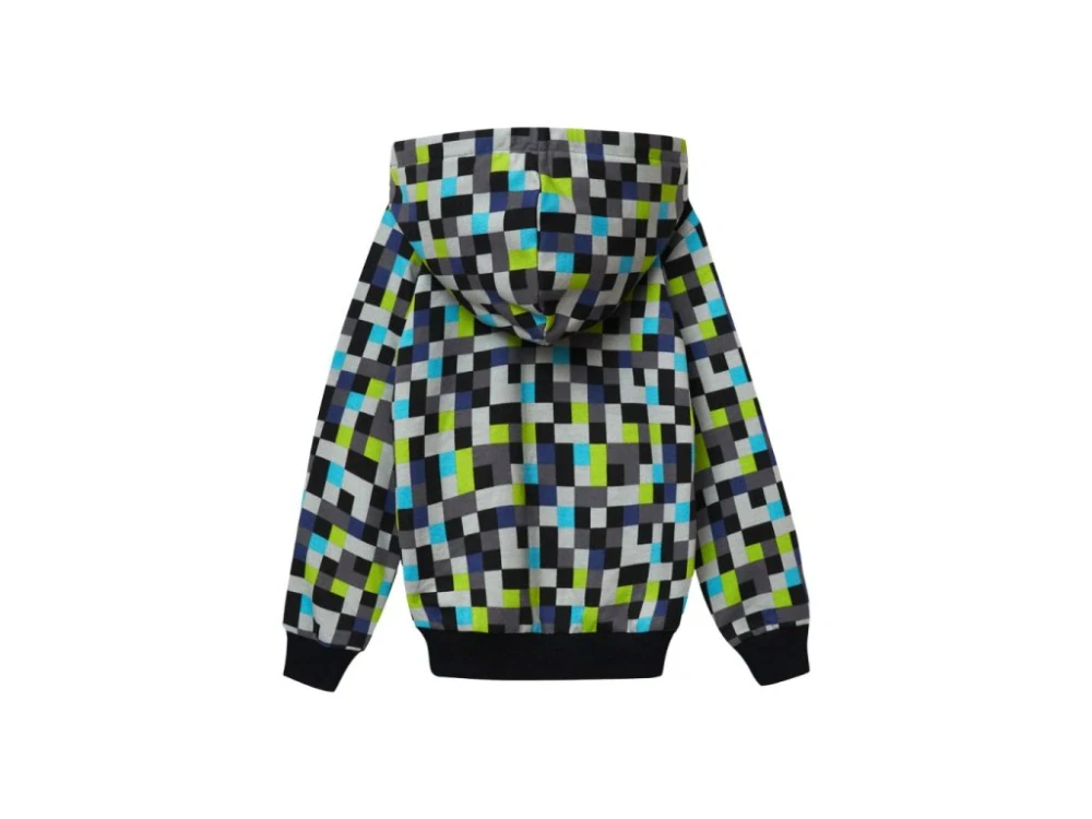 Chlapecká mikina se zipem a s kapucí Pixels