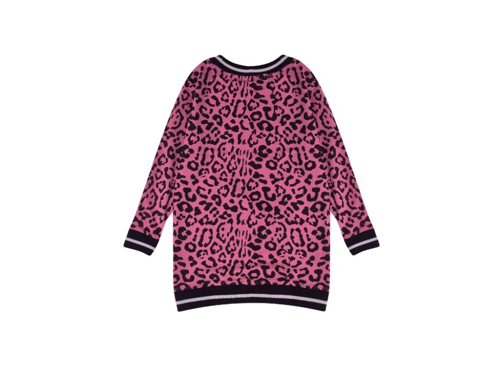 Dívčí šaty Leopard