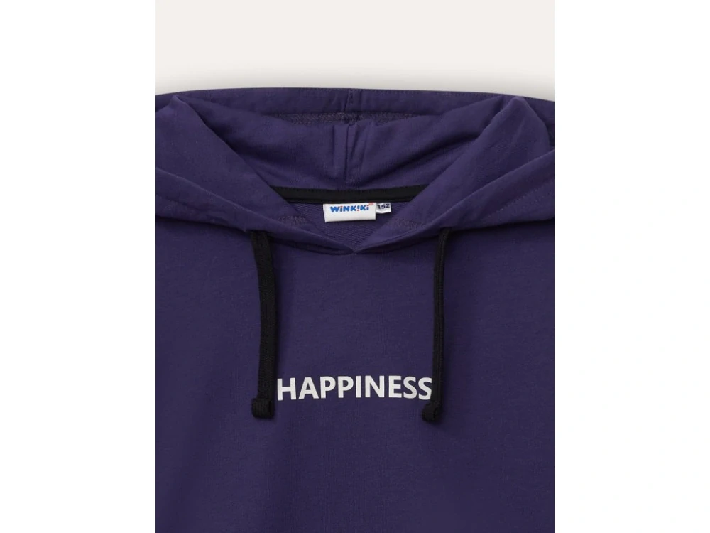 Dívčí mikina s kapucí Happiness