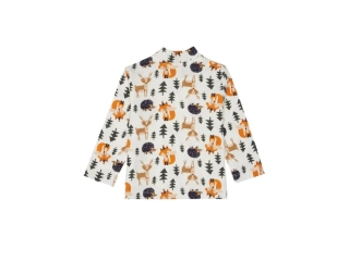 Dívčí tričko s dlouhým rukávem Leopard