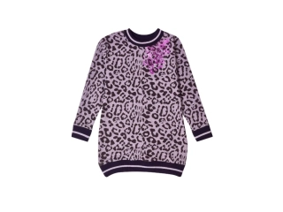 Dívčí šaty Leopard