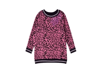 Dívčí šaty Leopard